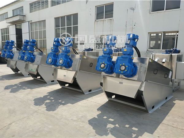 疊螺污泥脫水機作用